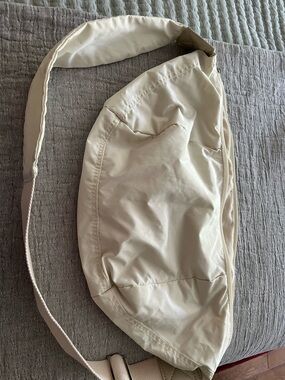 Neutral Cream Crossbody Sling Bag - Women